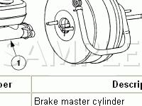 Brake Components Diagram for 2004 Ford F-350 Super Duty Pickup  6.0 V8 DIESEL