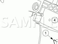 Transmission Control Indicator Attachments Diagram for 2004 Ford F-550 Super Duty Pickup  6.0 V8 DIESEL