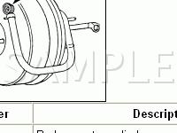 Master Cylinder and Power Brake Booster Diagram for 2004 Ford F-250 Super Duty Pickup  6.8 V10 GAS