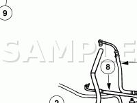 Steering System Diagram for 2004 Ford F-550 Super Duty Pickup  6.8 V10 GAS