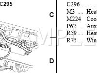Dash Panel,LH Front View Diagram for 2004 Lincoln LS  3.0 V6 GAS