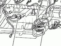 Instrument Panel Component Locations Diagram for 2004 Mercury Marauder  4.6 V8 GAS
