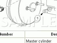 Master Cylinder Diagram for 2004 Mercury Marauder  4.6 V8 GAS