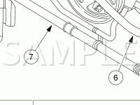 Power Steering Hydraulic System Diagram for 2004 Mercury Marauder  4.6 V8 GAS