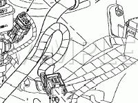 Engine Compartment Components Diagram for 2004 Mercury Monterey  4.2 V6 GAS
