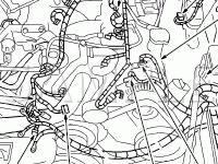 Engine Compartment Components Diagram for 2004 Ford Mustang  3.9 V6 GAS