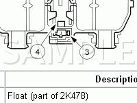 Brake Fluid Level Warning Switch Diagram for 2004 Lincoln Navigator  5.4 V8 GAS