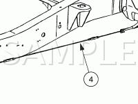 Parking Brake System Components Diagram for 2004 Ford Ranger  2.3 L4 GAS