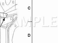 Engine Compartment, Rear, Top Diagram for 2004 Ford Ranger  4.0 V6 GAS