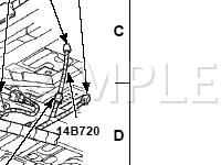 Vehicle Floor Diagram for 2004 Mercury Sable  3.0 V6 FLEX