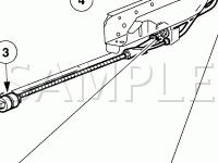 Parking Brake Diagram for 2004 Ford Taurus  3.0 V6 FLEX