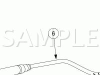 Exhaust System, 2V Engine Diagram for 2004 Ford Taurus  3.0 V6 GAS