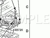 Vehicle Floor Diagram for 2004 Ford Taurus  3.0 V6 GAS