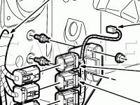 A Pillar Components Diagram for 2004 Lincoln Town CAR Executive 4.6 V8 GAS