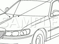 Engine Compartment Components Diagram for 2005 Ford Crown Victoria  4.6 V8 GAS