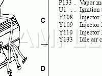 Engine Components Diagram for 2005 Ford Crown Victoria  4.6 V8 GAS