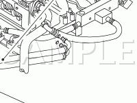 Cooling System- Liquid Propane Gas Bi-Fuel Diagram for 2005 Ford E-150 Econoline  4.6 V8 GAS
