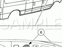 Dash Panel Components Diagram for 2005 Ford E-250 Econoline  4.6 V8 GAS