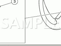 Warning Chime/Buzzer System Component Location Diagram for 2005 Ford E-250 Econoline  4.6 V8 GAS