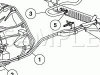 Transmission Cooling Components Diagram for 2005 Ford E-350 Econoline  5.4 V8 GAS