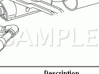 Exhaust System Diagram for 2005 Ford E-150 Econoline  5.4 V8 GAS