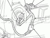Behind Rear Seats Diagram for 2005 Ford E-350 Econoline  6.0 V8 DIESEL