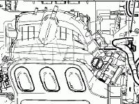 Engine Compartment Diagram for 2005 Ford Escape  2.3 L4 GAS