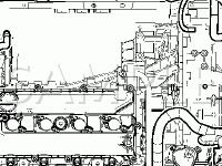 Engine Compartment Diagram for 2005 Ford Escape Hybrid 2.3 L4 ELECTRIC/GAS