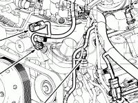 Engine Components Diagram for 2005 Ford Excursion  6.0 V8 DIESEL