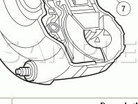 Underhood Component Locations Diagram for 2005 Ford Excursion  6.0 V8 DIESEL