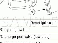 Refrigeration System Components Diagram for 2005 Ford Explorer Sport Trac  4.0 V6 GAS