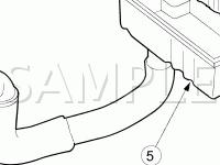 Air Cleaner Element & Components Diagram for 2005 Ford Focus ZX4 2.0 L4 GAS