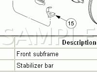 Underhood Component Locations Diagram for 2005 Ford Focus ZX4 ST 2.3 L4 GAS