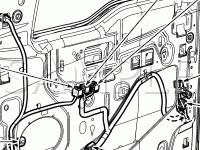 Right Front Door Diagram for 2005 Ford F-150 STX 4.6 V8 GAS