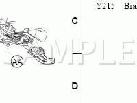 Instrument Panel Wiring Harness and Connectors Diagram for 2005 Ford F-250 Super Duty Pickup  5.4 V8 GAS