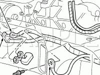 Engine Compartment Diagram for 2005 Ford F-450 Super Duty Lariat 6.0 V8 DIESEL