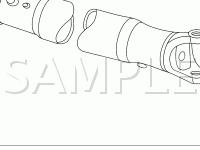 Driveshaft Diagram for 2005 Ford F-450 Super Duty Lariat 6.0 V8 DIESEL