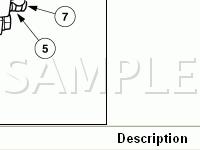 Front Disc Brake Components Diagram for 2005 Ford F-250 Super Duty Pickup  6.8 V10 GAS