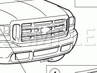 A/C Plenum Chamber and Evaporator Core Housing Diagram for 2005 Ford F-250 Super Duty Pickup  6.8 V10 GAS