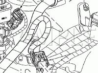Engine Compartment Components Diagram for 2005 Ford Freestar  3.9 V6 GAS