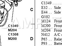 Engine Compartment Diagram for 2005 Mercury Grand Marquis  4.6 V8 GAS