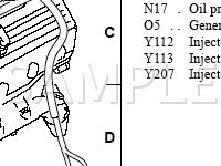 Engine Diagram for 2005 Mercury Grand Marquis  4.6 V8 GAS
