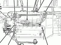 Steering Column and Gear Shift Diagram for 2005 Mercury Mariner  2.3 L4 GAS