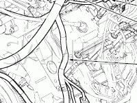 Engine Compartment Components Diagram for 2005 Mercury Monterey  4.2 V6 GAS