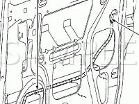 Door Components Diagram for 2005 Mercury Monterey  4.2 V6 GAS
