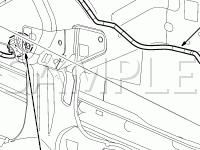 Driver Door Diagram for 2005 Ford Mustang  4.0 V6 GAS