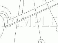 Air Bag and Safety Belt Pretensioner Supplemental Restraint System Diagram for 2005 Ford Mustang  4.0 V6 GAS