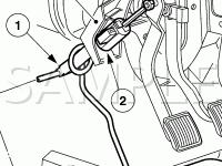 Clutch Controls Diagram for 2005 Ford Ranger XL 3.0 V6 GAS