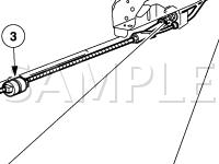 Parking Brake Diagram for 2005 Mercury Sable GS 3.0 V6 FLEX