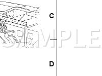 Engine Compartment Diagram for 2005 Mercury Sable  3.0 V6 GAS